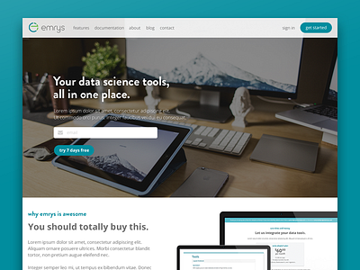 Emrys Web Design data data science site web web design