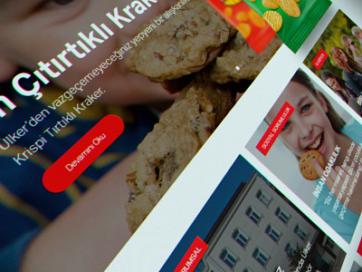 Ülker ReDesign art direction corporate flat presentation retail ui ux