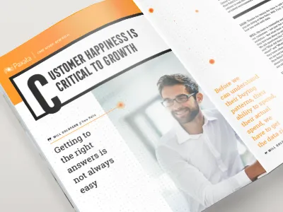 Paxata - Case Study case study editorial graphic design interview layout print design typography