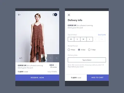 Detail theme android black clean fashion flyrobe ios typography ui ux