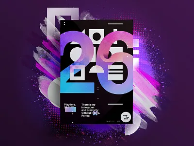 👁Made You Look👁 | 11 | Playtime 2017 color creative design freelance gradient poster posters type