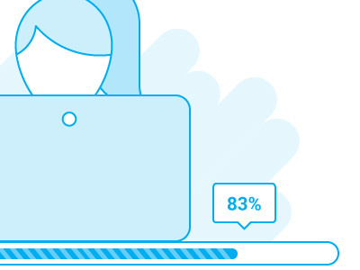 Progress illustration flat illustration progress simple vector