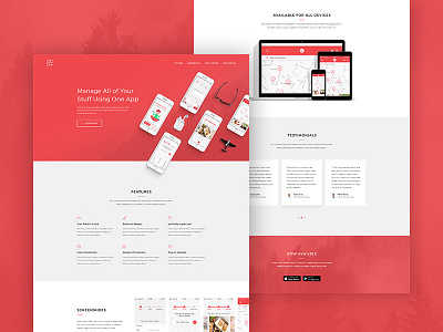 App Landing Page Template android app landing app app landing page app landing template app presentation website ios website