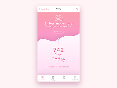 iHealth app redesign concept app concept health ihealth ios iphone mobile redesign