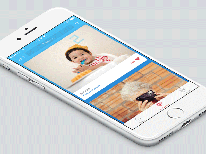 Brief #3 - Hero.im after effects animation app gratitude hero vossier