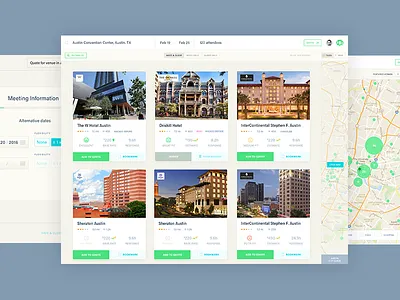 Venue search and event management tool event hotel list map request rfp search tool venue