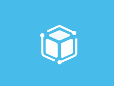 AwesomeBox Technologies Logo blue box dribbble dribbble shot illustrator logo new photoshop technology white