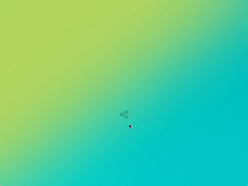 Daily UI #010 - Social Share - Revisited animated app daily ui eccemedia facebook google pintrest share twitter ui ux web