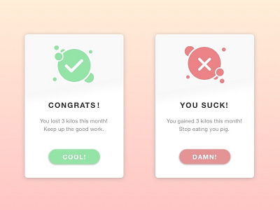 Daily UI Challenge #11 — Error Success card challenge daily design error message sketch success ui ux