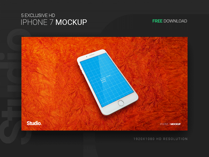 Iphone7 Mockup Free Download agency creative design free iphone7 mockup motoracing psd template ui website