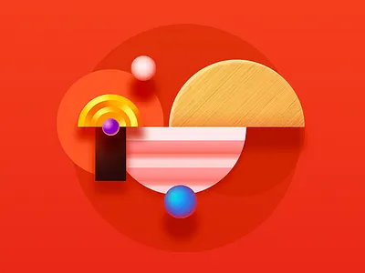 China New Year art chicken china creative design graphic new red ui year