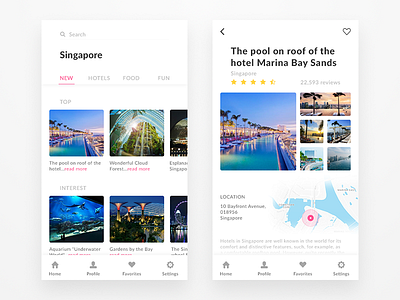 Travel App app b2c business dashboard design hotel ios product travel ui ux