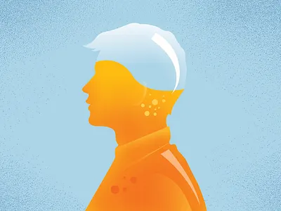 Beating Creative Block creative block design gradient graphic design illustration vector