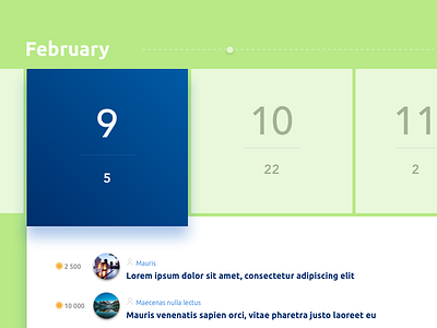 Calendar Interface calendar interface sketchapp ui