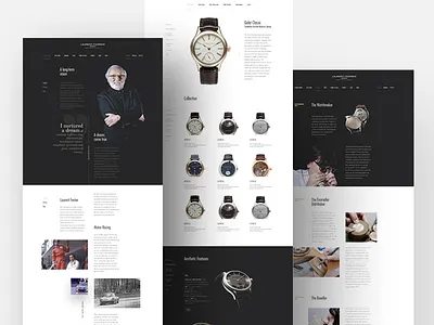 LF Watches craftmenship date hour time ui ux watch watch makers watchface