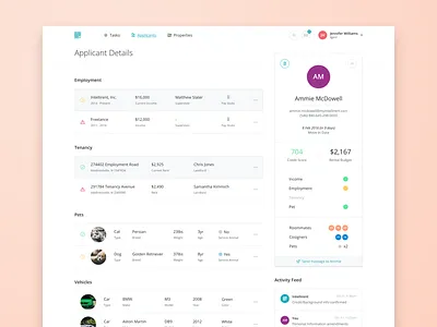 Applicant Details applicants intellirent mobile rent ui