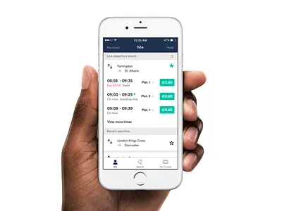 Commute like a boss ! & WE ARE HIRING buy commuter departure board real work tickets train trainline ui ux