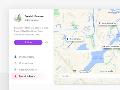FoodSpot cafe coffee discover food friends guide locator map place restaurant shops spot