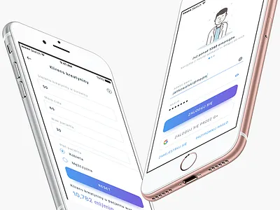 Medical app — mobile UI design app application clean ios login medical simple sketch ui ux white