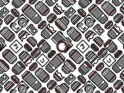 Photo Business Card II business card camera design freelance illustrator lens pattern photography vector