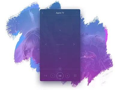 AppleTV remote app apple tv appletv appletv remote atv clean ios product remote simple ui white