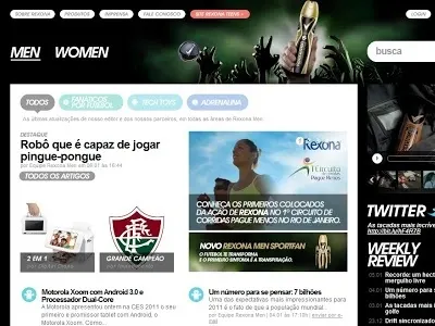 Rexona project management rexona unilever ux design website