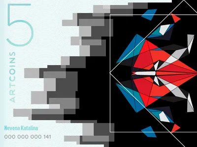 Nevena Katalina art motion art direction artcoin currency design illustrations photo