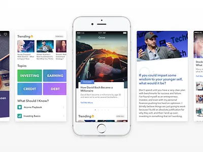 Acorns Grow - In-App Financial Education Center acorns android article education finance grow invest ios