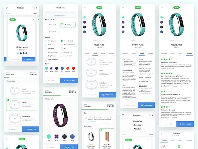 Mobile Shopping Application app card design interaction mobile product creator shop shopping ui