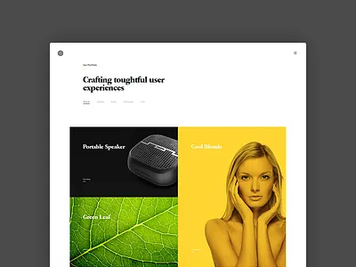Enfolio clapat minimal portfolio psd showcase template website