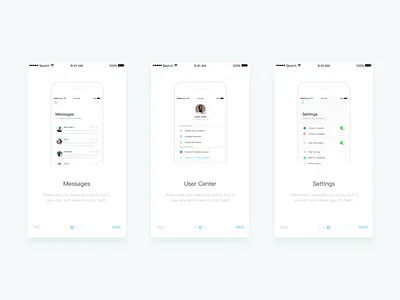 Daily Exercise — Try new styles 46 boot page carousel ios start page ui