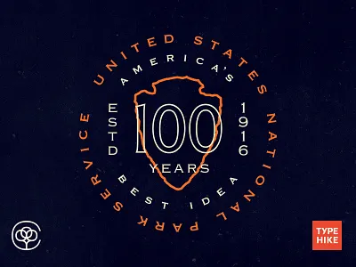 Typehike Shirt national parks type typehike typography usa