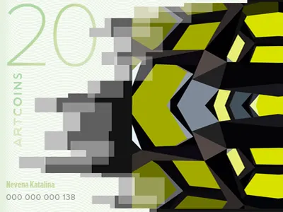 Nevena Katalina art motion art direction artcoin currency design illustrations photo