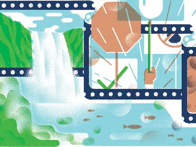 RVA Environmental Film Festival editorial film festival illustration justin tran magazine richmond rva