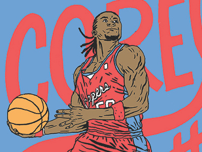 Corey Maggette basketball clippers la maggette nba type