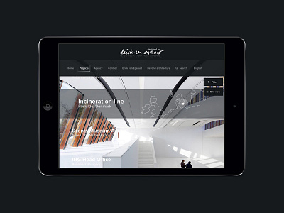Designed by Erick van Egeraat - Project overview architecture overview rolodex