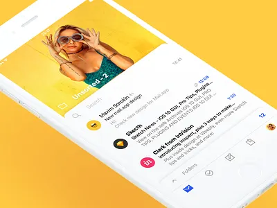 Mail App Concept app apple concept design interface ios iphone mail