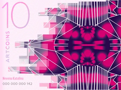 Nevena Katalina art motion art direction artcoin currency design illustrations photo