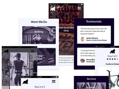 King Kog Collage small business ui user experience design ux website