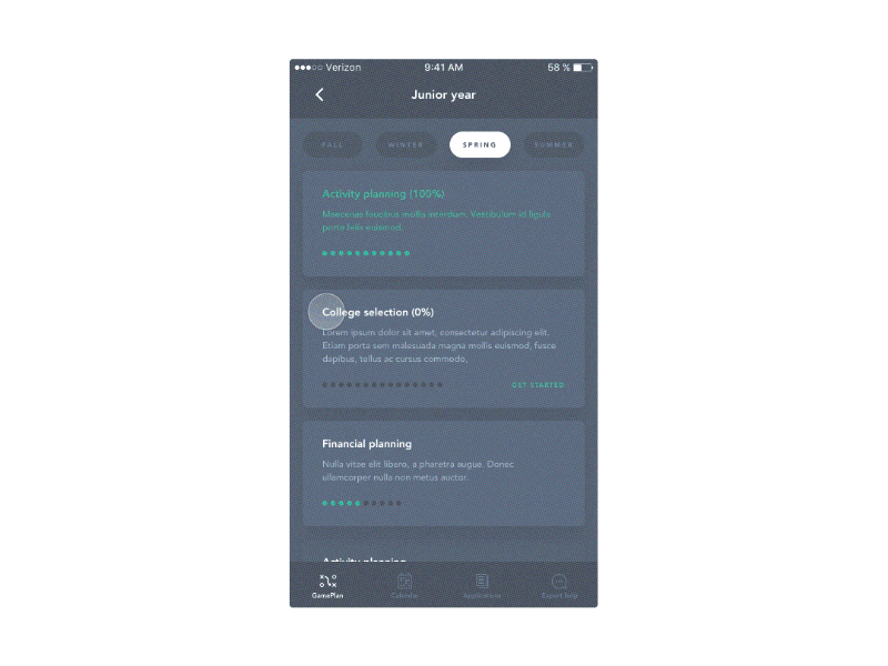 Color exploration circular colors exploration palette principle principle for mac style swiping ui