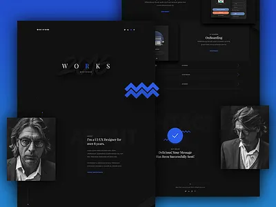 Portfolio Template about clean contact form home page landing page minimal portfolio showcase single page template theme