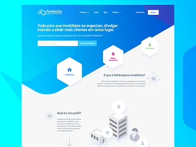 Fantástiko Landing Page interface landing page≤ ui ux web website