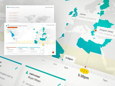 Schedule.Rocks flow almost flat colors schedule time vibrant world