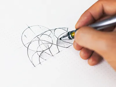 Polar Bear Sketch bear brand icon illustration logo polar