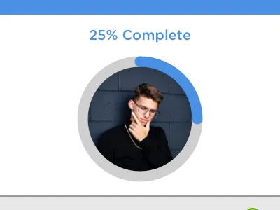 Daily UI #018 - Analytics Chart chart charts daily ui mobile profile progress
