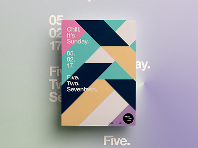 👁Made You Look👁 | 21 | Chill. It's Sunday. 2017 chill creative design dribbble freelance poster posters sunday type