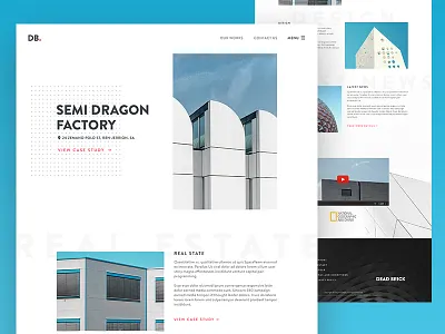 Architecture Website UI architecture construction landing landing page structure ui web web design webpage website