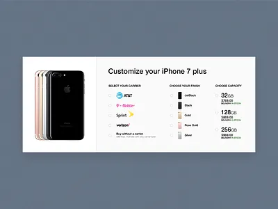 DailyUI #033 - Customize Product customize dailyui product ui uidesign userinterface ux web design