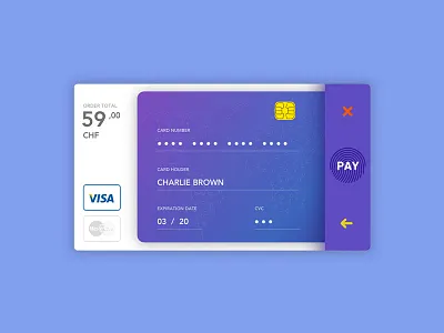DailyUI Challenge #002 002 buy checkout credit card dailyui illustration login mobile pay sketchapp ui