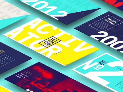 Keynote Slides colours isometric keynote presentation slides